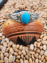 Load image into Gallery viewer, TURQUOISE CUFF BRACELET - RENEE A.YAZZIE

