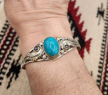 Load image into Gallery viewer, TURQUOISE CUFF BRACELET - RENEE A.YAZZIE
