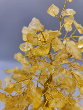 Load image into Gallery viewer, CITRINE GEMSTONE TREE ON STONE BASE
