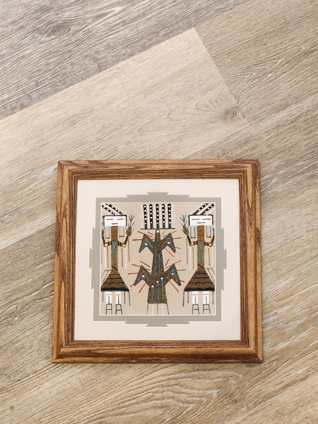 SANDPAINTING  - BLESSING WAY WITH YEI'S  - DEBORAH FOSTER