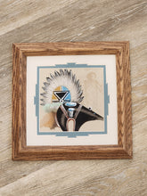 Load image into Gallery viewer, SANDPAINTING - MORNING SINGER KACHINA &amp; MEDICINE BEAR - WATCHMAN

