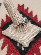 Load image into Gallery viewer, LABRADORITE RING -SIZE 11 -ROUND
