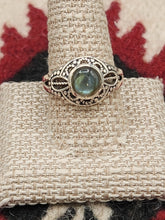 Load image into Gallery viewer, LABRADORITE RING -SIZE 11 -ROUND
