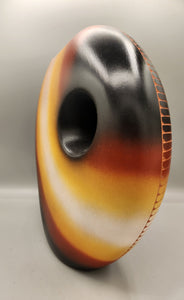ETCHWARE KACHINA PILLOW POT POTTERY- DIANE ARAGON - ACOMA