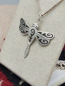 DRAGONFLY NECKLACE  - NAVAJO  - SONNY GENE JR