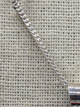 Load image into Gallery viewer, STERLING SILVER TURQUOISE FEATHER NECKLACE  - NAVAJO  - JUNE DELAURA
