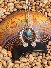 Load image into Gallery viewer, TURQUOISE NAJA NECKLACE  - STERLING SILVER- BERNIE NELSON
