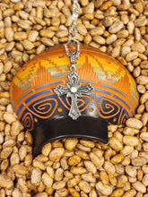 Load image into Gallery viewer, OPAL CROSS NECKLACE - NAVAJO - LOUISE JOE
