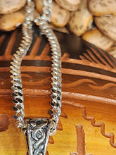 Load image into Gallery viewer, OPAL CROSS NECKLACE - NAVAJO - LOUISE JOE
