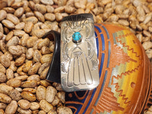 Load image into Gallery viewer, STERLING SILVER TURQUOISE HAIR BARRETTE - SALLY ARVISO
