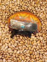 Load image into Gallery viewer, STERLING SILVER TURQUOISE HAIR BARRETTE - SALLY ARVISO
