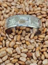Load image into Gallery viewer, STERLING SILVER STORYTELLER CUFF BRACELET  - NAVAJO  - RANDALL ENDITO

