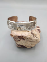 Load image into Gallery viewer, STERLING SILVER STORYTELLER CUFF BRACELET  - NAVAJO  - RANDALL ENDITO
