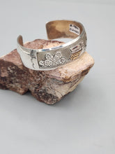 Load image into Gallery viewer, STERLING SILVER STORYTELLER CUFF BRACELET  - NAVAJO  - RANDALL ENDITO
