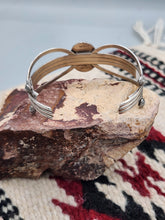 Load image into Gallery viewer, LAPIS CUFF BRACELET - NAVAJO  - PETE MORGAN
