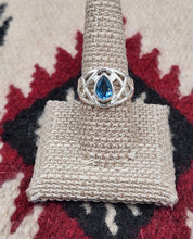 Load image into Gallery viewer, BLUE TOPAZ RING - SIZE 6 &amp; 9 - TEARDROP
