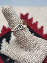 Load image into Gallery viewer, CITRINE RING - RECTANGLE  - SIZE 7
