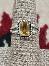 Load image into Gallery viewer, CITRINE RING - RECTANGLE  - SIZE 7
