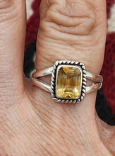 Load image into Gallery viewer, CITRINE RING - RECTANGLE  - SIZE 7
