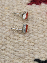 Load image into Gallery viewer, CORAL MINI POST STYLE EARRINGS  - ZUNI
