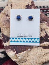 Load image into Gallery viewer, LAPIS MINI POST STYLE EARRINGS  - 6 MM - ROUND
