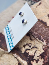 Load image into Gallery viewer, LAPIS MINI POST STYLE EARRINGS  - 3 MM - SQUARE
