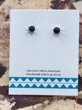 Load image into Gallery viewer, LAPIS MINI POST STYLE EARRINGS  - 4 MM - ROUND
