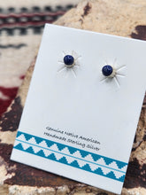 Load image into Gallery viewer, LAPIS MINI POST STYLE EARRINGS  - 4 MM - ROUND
