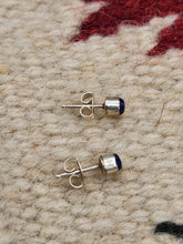 Load image into Gallery viewer, LAPIS MINI POST STYLE EARRINGS  - 4 MM - ROUND
