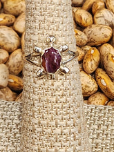 Load image into Gallery viewer, PURPLE SPINY OYSTER SHELL TURTLE RING - SIZES 5.5 - 7 - 8.5 - JUDY LINCOLN
