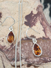 Load image into Gallery viewer, CITRINE TEARDROP NECKLACE SET
