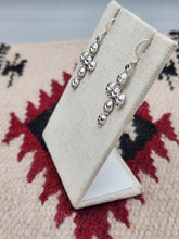 Load image into Gallery viewer, SKULL CROSS EARRINGS  - STERLING SILVER
