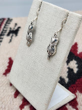 Load image into Gallery viewer, CAT REAR SILHOUETTE EARRINGS  - STERLING SILVER
