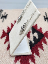 Load image into Gallery viewer, HONEYCOMB &amp; BEE EARRINGS - STERLING SILVER

