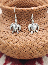 Load image into Gallery viewer, TURTLE EARRINGS - STERLING SILVER

