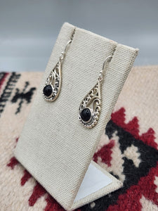 ONYZ FILIGREE EARRINGS - STERLING SILVER