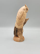 Load image into Gallery viewer, WOODEN PERCHED OWL
