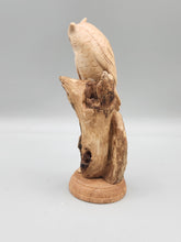 Load image into Gallery viewer, WOODEN PERCHED OWL
