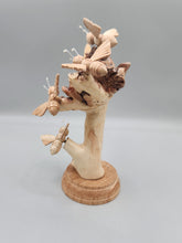 Load image into Gallery viewer, WOODEN MUSHROOM WITH BEES
