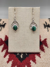 Load image into Gallery viewer, MALACHITE EARRINGS  - OVAL
