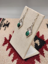 Load image into Gallery viewer, MALACHITE EARRINGS  - OVAL
