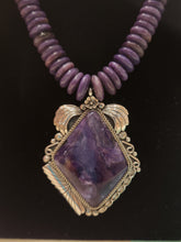 Load image into Gallery viewer, CHAROITE BEADED NECKLACE
