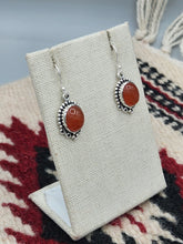 Load image into Gallery viewer, CARNELIAN EARRINGS  - OVAL
