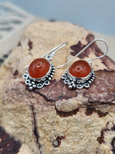 Load image into Gallery viewer, CARNELIAN EARRINGS  - OVAL
