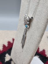 Load image into Gallery viewer, TURQUOISE WOLF NECKLACE
