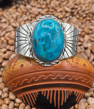 Load image into Gallery viewer, TURQUOISE CUFF BRACELET- HERBERT TSOSIE
