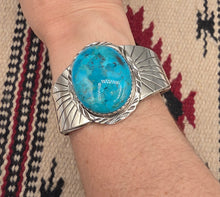 Load image into Gallery viewer, TURQUOISE CUFF BRACELET- HERBERT TSOSIE
