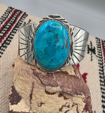 Load image into Gallery viewer, TURQUOISE CUFF BRACELET- HERBERT TSOSIE
