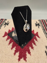 Load image into Gallery viewer, MOONSTONE SUN &amp; CRESCENT MOON NECKLACE
