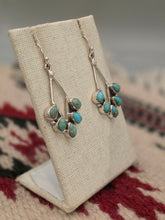 Load image into Gallery viewer, TURQUOISE 4 STONE EARRINGS
